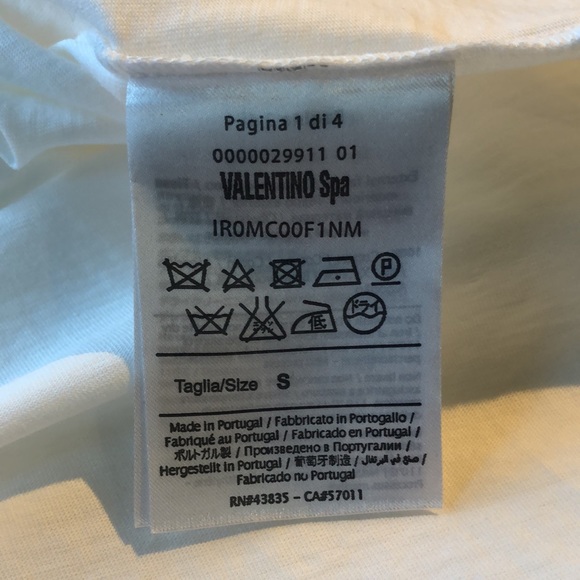 Red Valentino White Daisy Embellished Cotton Jersey Top - Picture 10 of 11